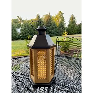 NWOT BETTER HOMES & GARDENS®️ Battery Powered LED Hanging Lantern Indoor/Outdoor